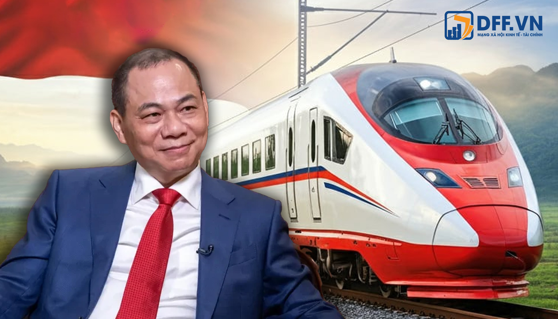 Tỷ phú Phạm Nhật Vượng góp vốn vào công ty đường sắt bằng cổ phiếu VIC